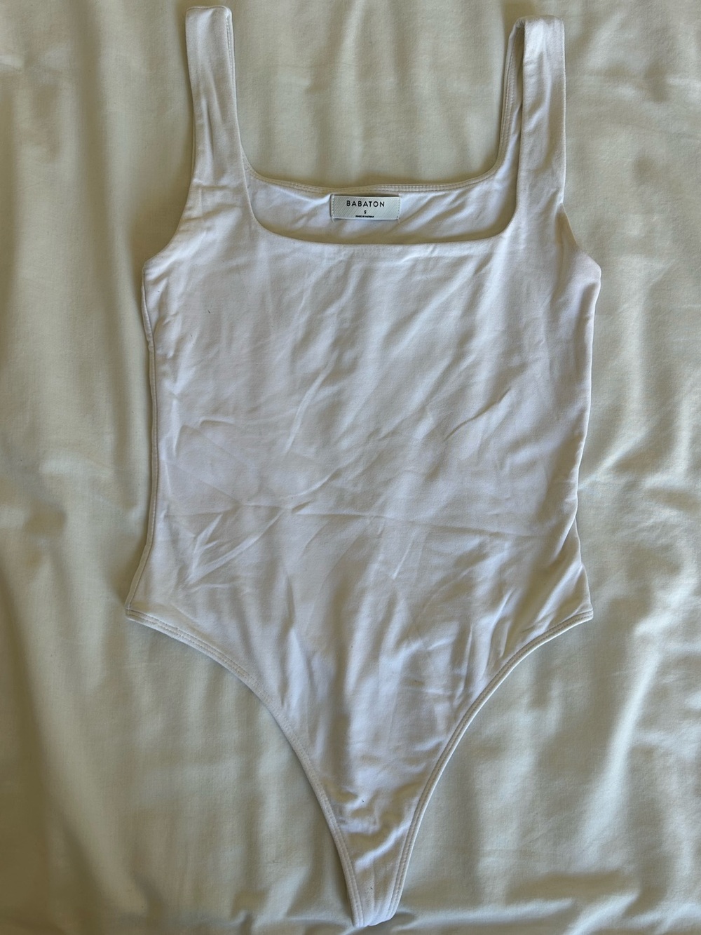Aritzia squareneck contour bodysuit